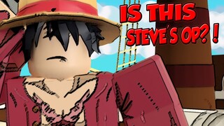 IS THIS STEVE ONE PIECE!? BEST ONE PIECE GAME RIGHT NOW!? | ROBLOX