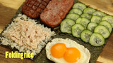 [Makanan]Luncheon Babi Buatan Sendiri untuk Nasi Kepal Rumput Laut