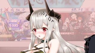[ Arknights ] Mud Rock blushed. Hehe.. Mud Rock's outfit is very sexy~