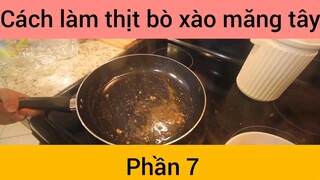 Cách làm thịt bò xào măng tây #7