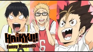 Haikyu!! Season 1 Funny Moments!