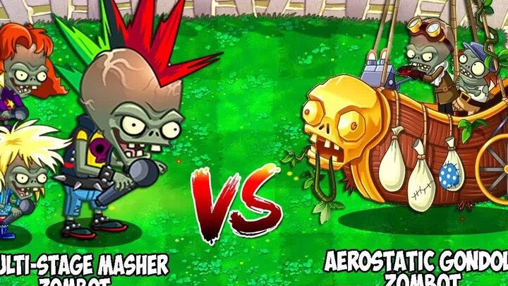 Rekaman gameplay PvZ 2 – Setiap pertarungan melawan robot zombi! Pertarungan antara tanaman dengan k