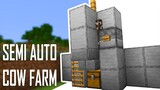 Cara Membuat Semi Auto Cow Farm - Minecraft Indonesia