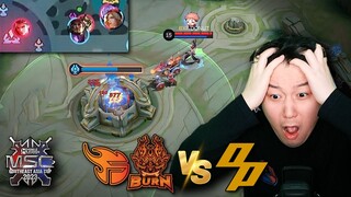 Gosu General's Reaction to MSC BXF VS OP | Mobile Legends