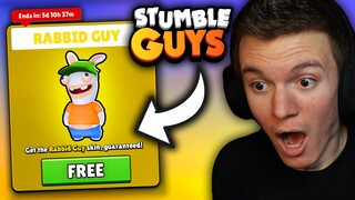 NEW *FREE* RABBID SKINS IN STUMBLE GUYS!