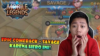 CARA COMEBACK PAKE LUNOX + SAVAGE WKWK - Mobile Legends Indonesia