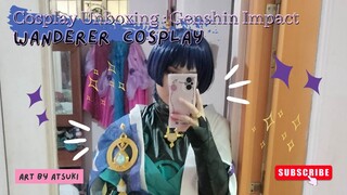 ೃ⁀➷ ꒰ ° [eng sub] hirota atsuki :: unboxing genshin impact wanderer cosplay | shopee ph ♡꒱