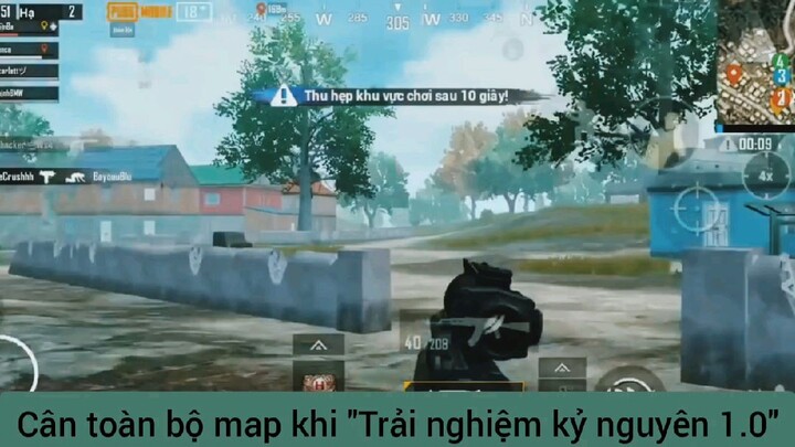 Tân toàn bộ map khi trải nghiệm kỷ nguyên