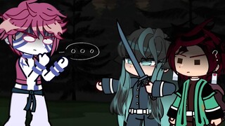 Akaza vs Tanjiro but Muichiro was there || Gacha Club || Demon Slayer ||