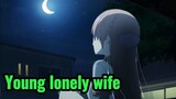 Young lonely wife