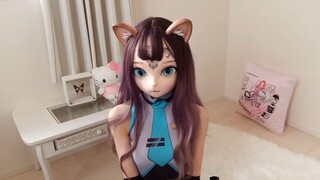 【妖妇搬运】戴猫猫头壳的小姐姐（其他视频652）