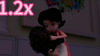 "Big Head Son, Stop Making Trouble" at different speeds (100x-0.1x, including reverse playback)