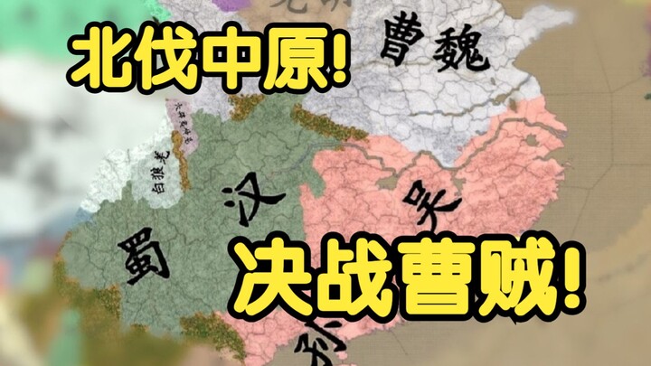 诸葛亮北伐中原！决战曹贼！【欧陆风云】兴复汉室①决战曹魏