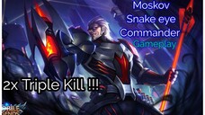 Epic Moment Moskov 2x Triple Kill!!! | MLBB Mobile Legend