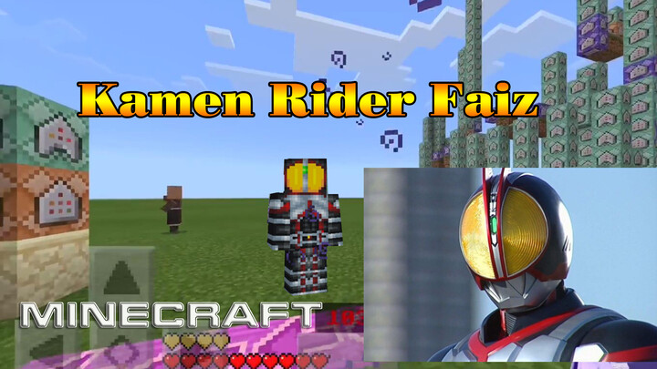 [Game] Đưa Kamen Rider 555 vào game Minecraft