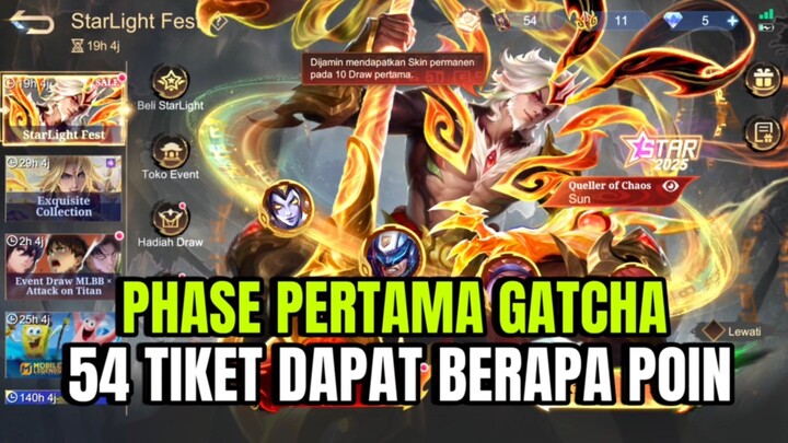 PHASE PERTAMA GATCHA LUMAYAN DAPAT 200 POIN