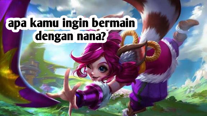 apa kau ingin bermain dengan nana?