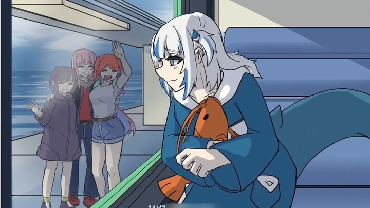 【Gawr Gura】🔱The last train journey💙