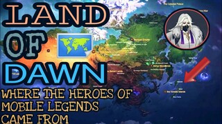 MOBILE LEGENDS MAP AND WHERE THE HEROES CAME FROM ( COMPLETE LIST )