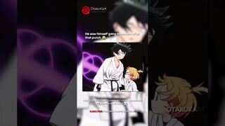 He saw himself going to heaven after that punch 😂 #anime #animememes #animeedits #shorts