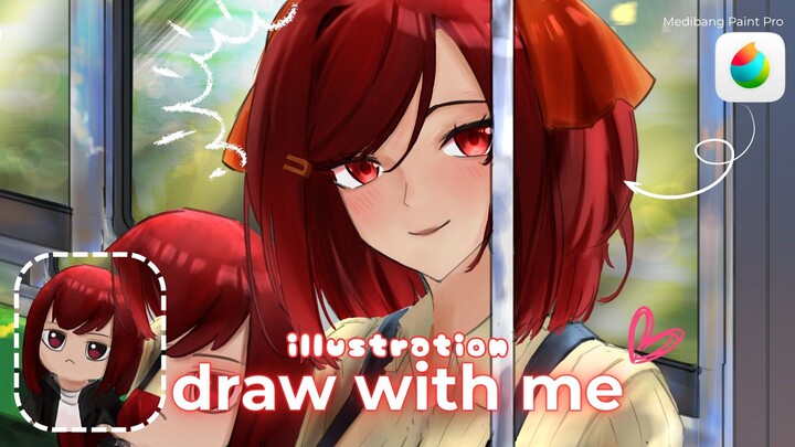 #KompetisiKreasiUnggahan7 || Draw With Me || Speedpaint || Yamada