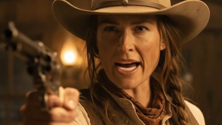 Cowgirl Draws Revolver At Outlaws... She Wasn't Getting Robbed 🤠