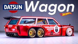 JDP Hot Wheels - Datsun Wagon 6 Wheels - Jakarta Diecast Project