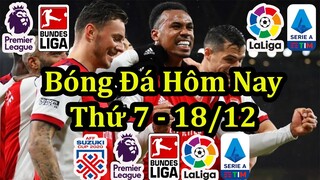 Lịch Thi Đấu Bóng Đá Hôm Nay 18/12 - Tâm Điểm Ngoại Hạng Anh - Thông Tin Trận Đấu