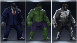 HULK ALL SUITS/SKINS SHOWCASE | MARVEL'S AVENGERS BETA