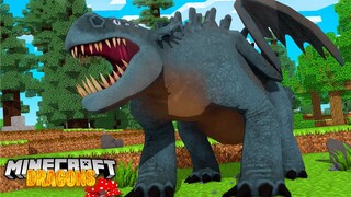 HUGE NEW DRAGON WANTS TO EAT ALL OF MY DRAGONS! - Minecraft Dragons