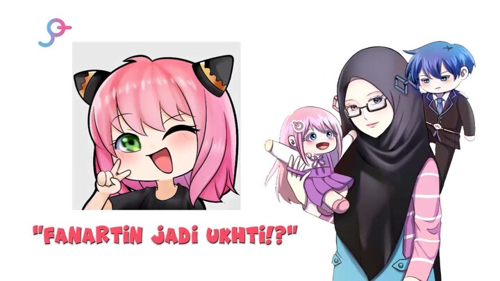 Nyoba fanart karakter cewe jadi ukhti - Speedpaint