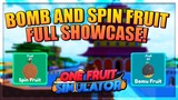 Bomb and Spin Fruit Full Showcase in One Fruit Simulator