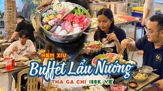 Càn quét "thả ga" BUFFET LẨU NƯỚNG Hẻm Xíu - Team Phú Nhuận đi ăn ngay thôi!  | Địa điểm ăn uống