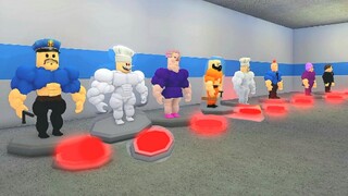 MUSCLE BARRY'S PRISON RUN (Obby) New Update - Roblox Walktrough FULL GAME #roblox
