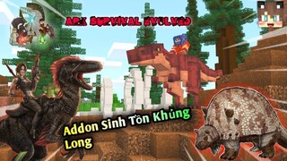 Review Addon Ark Minecraft Sinh Tồn Thế Giới Khủng Long Siêu Hay Cho Mcpe 1.14 (có link) | KIDING MC