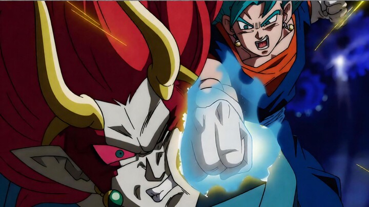 [Super Dragon Ball Heroes] With the Power of the God of Time! Super Saiyan Blue Vegito vs. Dark King