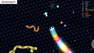 Slither.io A.I. 100,000+ Score Epic Slitherio Gameplay #71 7