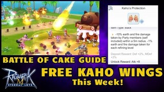 [Free KAHO Wings] Battle of Cake - Ragnarok Mobile Eternal Love