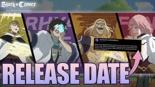 KR LIVESTREAM INFO RELEASE DATE CONFIRMED! MIDNIGHT UNITS REVEALED & MORE | BLACK CLOVER MOBILE