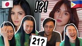 Japanese guess Filipino celebrity's ages