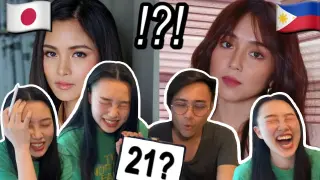 Japanese guess Filipino celebrity's ages