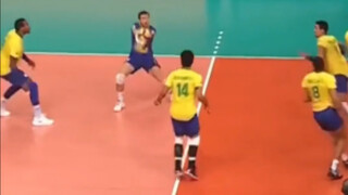 Who says men's volleyball doesn't have exciting rounds? Brazil vs. Slovenia for third and fourth pla