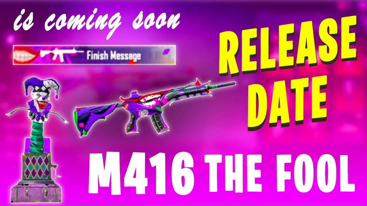 M416 The Fool Release Date M4 Fool Is Coming Back M416 Upgradable Gun Skin Hardmantricks Bilibili