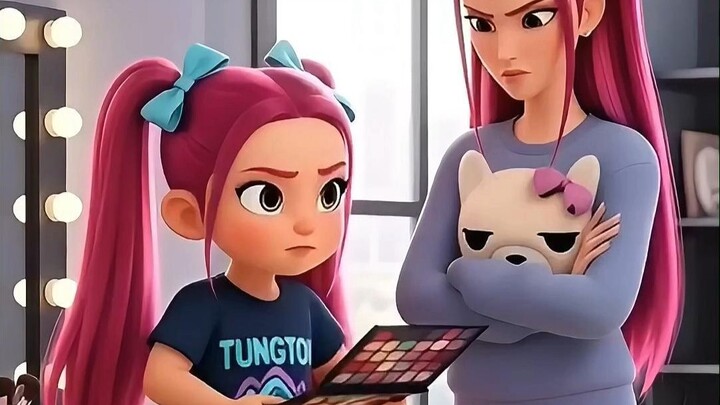 แต่งหน้าแพนด้าของมิร่าจะชนะการแข่งขันได้ไหมนะ