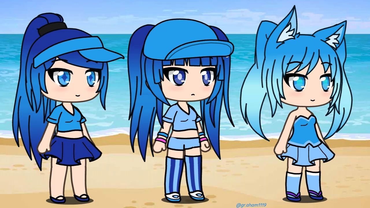 3 Beautiful Gacha Life Ocean Girl OCs! - BiliBili