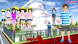 Yuta Mio Kabur Rumah Igloo Bebas Dari Zombie Lava| Zombie Nunggu Di Pintu - Sakura School Simulator