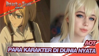 Attack on Titan | [Sangat Tampan] Para Karakter Dalam AOT Menjadi Nyata!!!