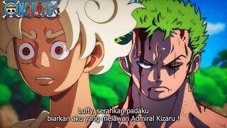 AMAZING REVIEW ONE PIECE 1090 ! LUFFY TERKEJUT ! ADMIRAL KIZARU MENGHABISI SENTOMARU