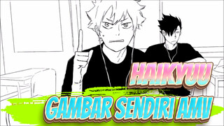 [Haikyuu!!Gambar Sendiri AMV] Stadium ketiga Dual bicarakan permainan dengan Earphones