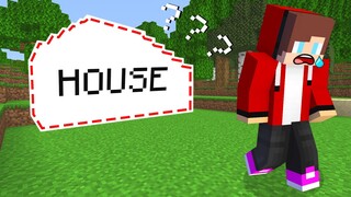 Poor Maizen, House was Stolen - Sad Story in Minecraft (JJ and Mikey)